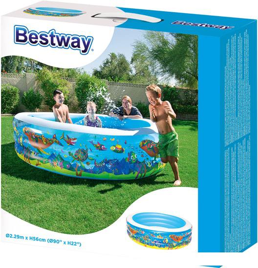 Надувной бассейн Bestway 51123 (229х56)- фото2