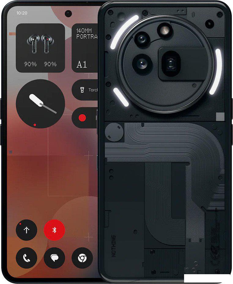 Телефон Nothing Phone (3a) Pro 12GB/256GB (черный)- фото