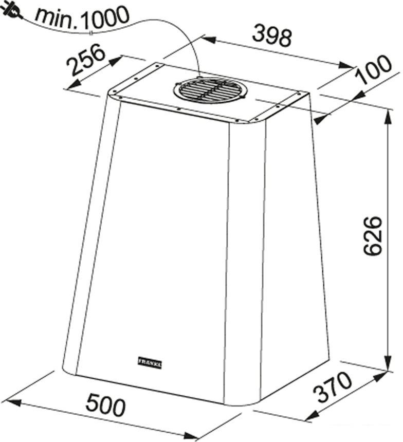 Кухонная вытяжка Franke Smart Deco FSMD 508 RS 335.0530.201- фото2