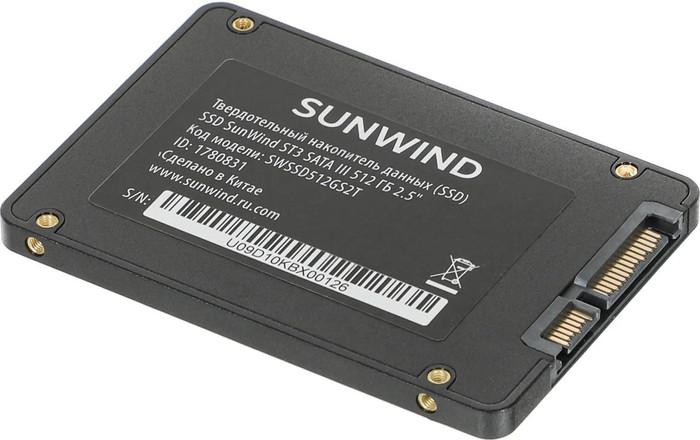 SSD SunWind ST3 SWSSD512GS2T 512GB- фото4