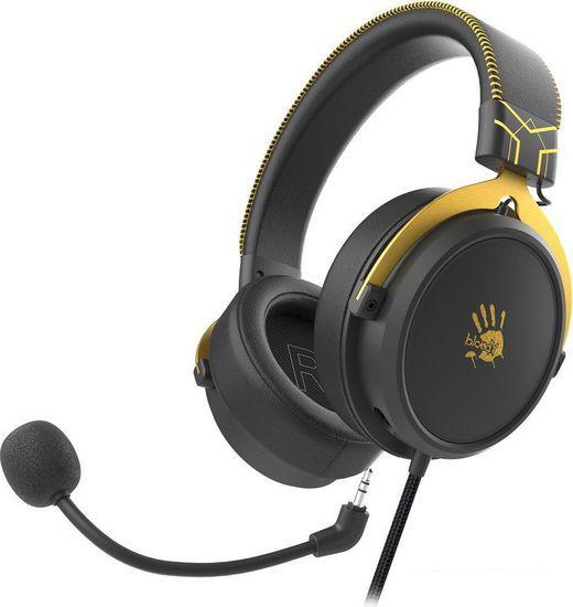 Наушники A4Tech Bloody M590i (черный/желтый)- фото2