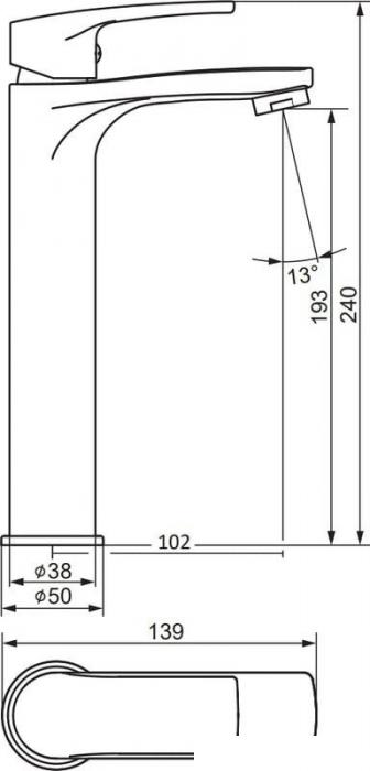 Смеситель Damixa Eclipse 480250000- фото4