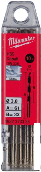 Набор оснастки Milwaukee 4932373337 (10 предметов)
