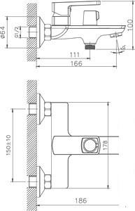 Смеситель Haiba HB60176 (хром)- фото2