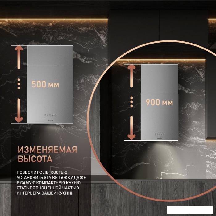 Кухонная вытяжка Weissgauff Box 40 PB Inox- фото4