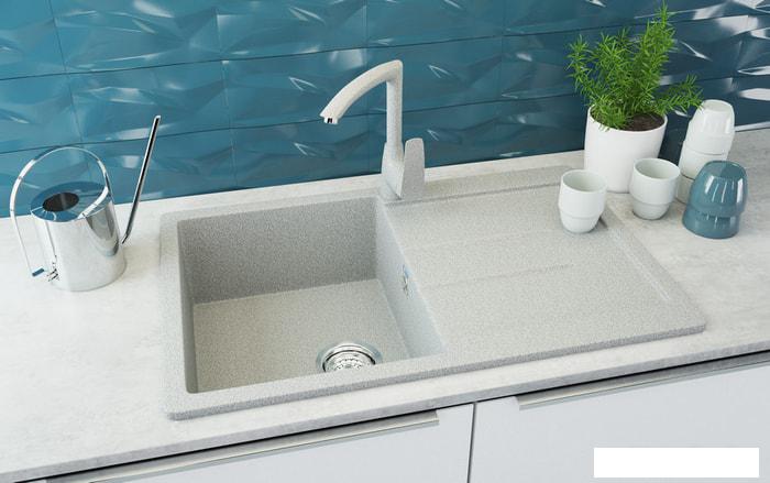 Кухонная мойка Ulgran U-507 (графитовый)- фото2