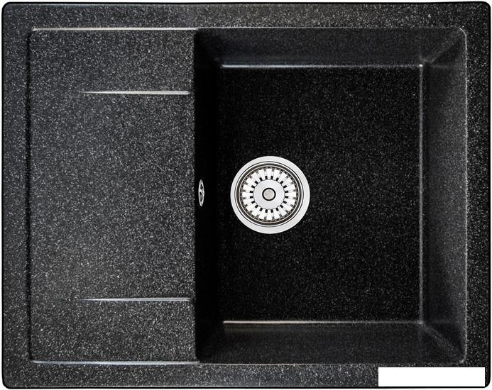 Кухонная мойка Berge 6502 (черный)