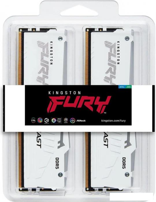 Оперативная память Kingston FURY Beast RGB 2x16ГБ DDR5 5200 МГц KF552C40BWAK2-32- фото3