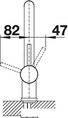 Смеситель Blanco Linus 517183 (стальной)- фото4