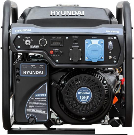 Бензиновый генератор Hyundai HHY9050FEB- фото2