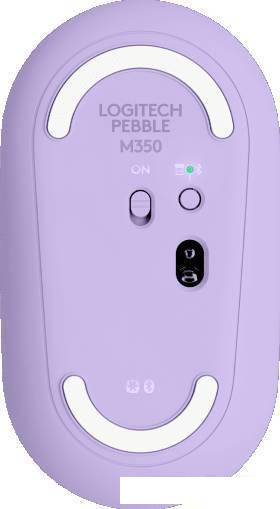 Мышь Logitech M350 Pebble (лавандовый)- фото4