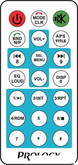 USB-магнитола Prology CMX-165- фото3