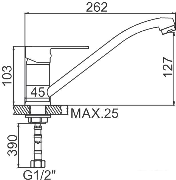 Смеситель Ledeme H10 L4910- фото2