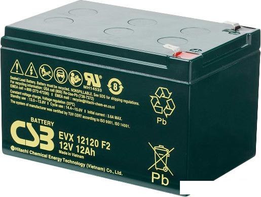Аккумулятор для ИБП CSB EVX12120 F2 (12В/12 А·ч)