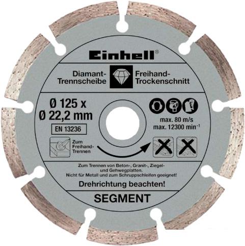 Угловая шлифмашина Einhell TE-AG 125/750 Kit- фото3
