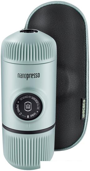 Ручная кофеварка WACACO Nanopresso Arctic Blue + Case- фото
