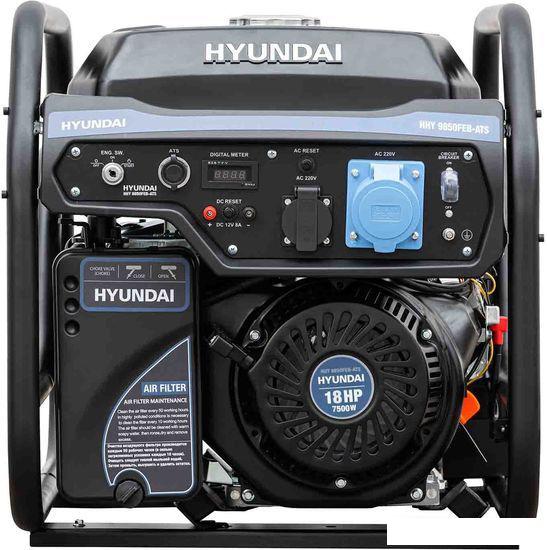 Бензиновый генератор Hyundai HHY 9850FEB-ATS- фото2