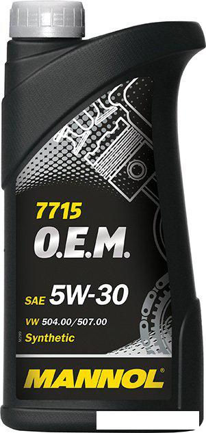 Моторное масло Mannol 7715 O.E.M. 5W-30 API SN/CF 1л [MN7715-1]