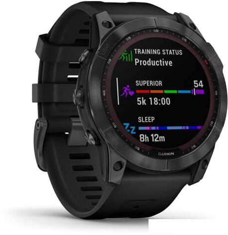 Умные часы Garmin Fenix 7X Solar 51 мм (сланцево-серый/черный)- фото4