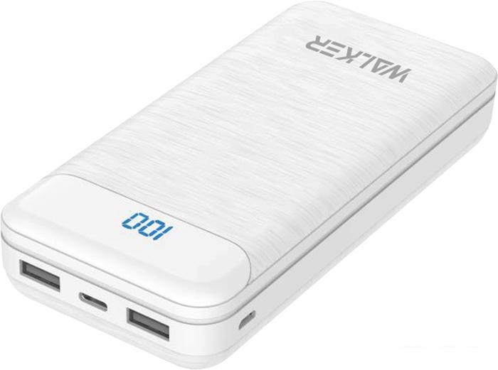 Внешний аккумулятор Walker WB-525 20000 mAh (белый)- фото2