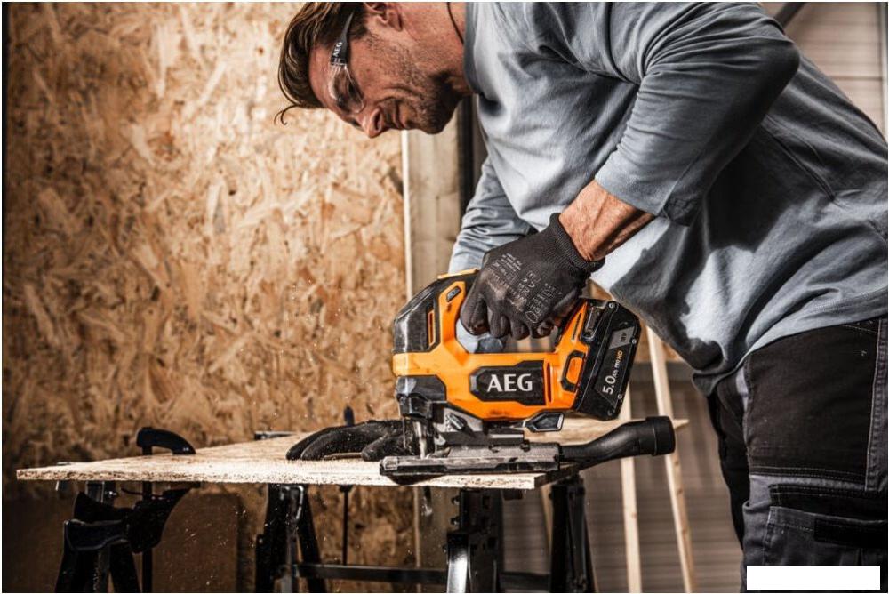 Электролобзик AEG Powertools BST18BLX2-0 4935492484 (без АКБ)- фото2