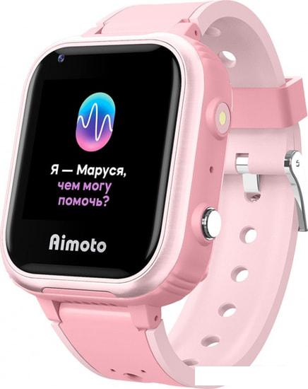 Умные часы Aimoto IQ 4G (розовый)- фото