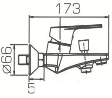 Смеситель Bravat Line F65299C-1- фото3