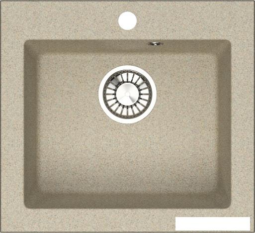 Кухонная мойка Berge BR-4803 (песочный матовый)- фото