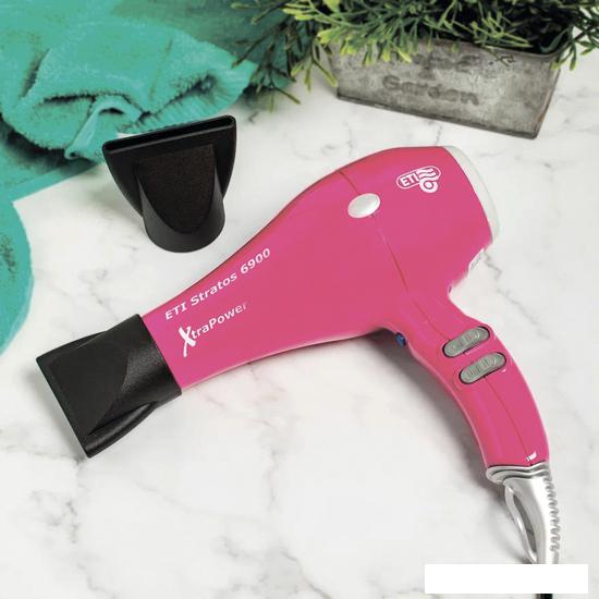 Фен ETI Stratos 6900 Xtrapower (розовый)- фото2