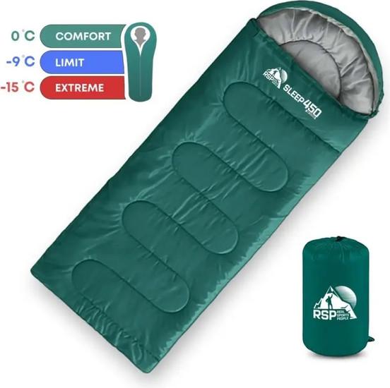 Спальный мешок RSP Outdoor Sleep 450 L RipStop 2024 (зеленый, 220x75см, молния слева)- фото2