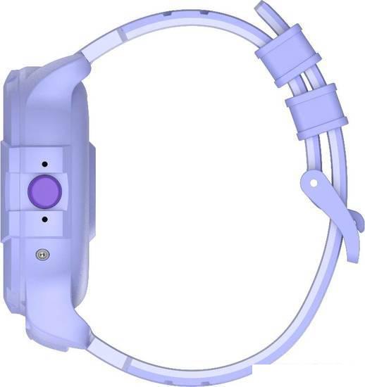 Детские умные часы Elari KidPhone 4G Wink (сиреневый)- фото3