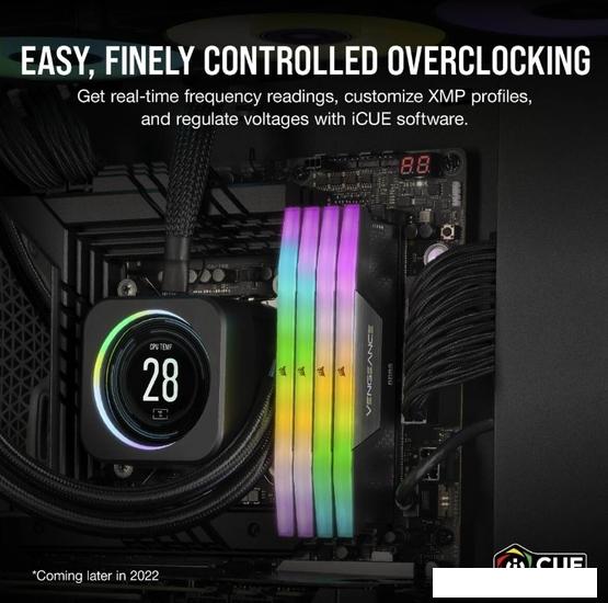 Оперативная память Corsair Vengeance RGB 2x16ГБ DDR5 5200 МГц CMH32GX5M2B5200C40- фото2