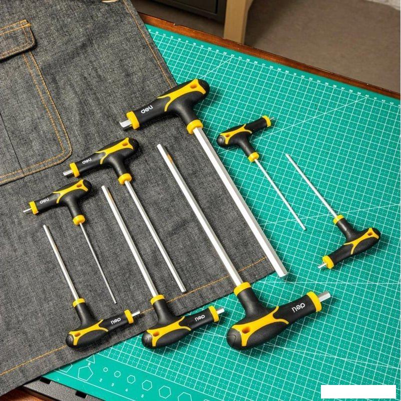 Набор ключей Deli DL233108 (8 предметов)- фото3