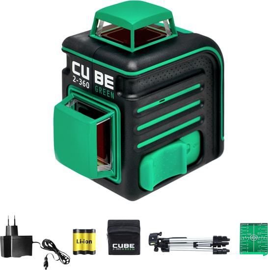 Лазерный нивелир ADA Instruments Cube 2-360 Green Professional Edition А00534- фото