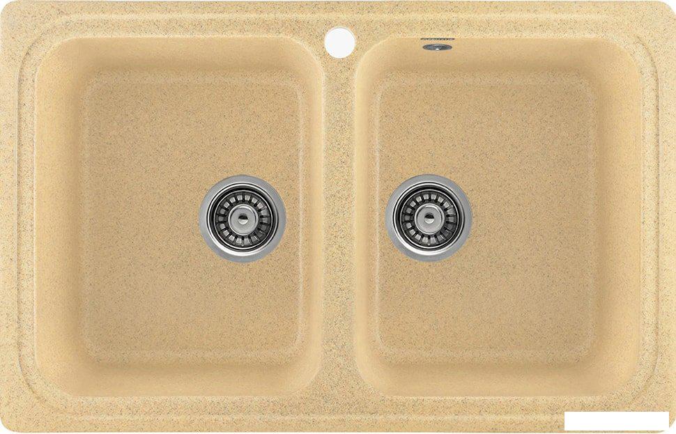 Кухонная мойка Gerhans C02 (песочный)