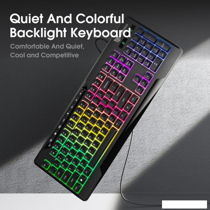 Клавиатура Onikuma Onikuma G32 Black Knight- фото3