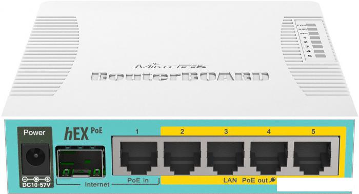 Маршрутизатор Mikrotik Hex PoE [RB960PGS]- фото