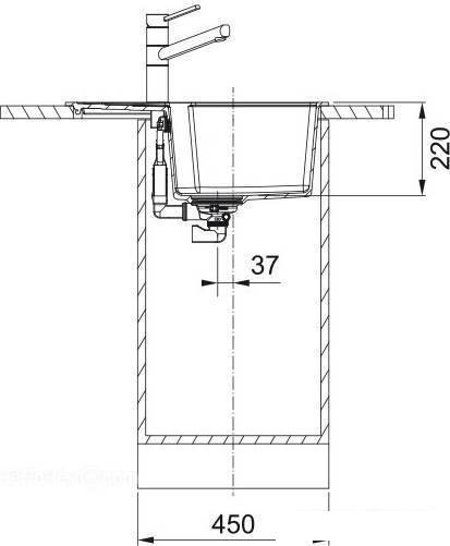 Кухонная мойка Franke Urban UBG 611-62 (черный матовый)- фото3