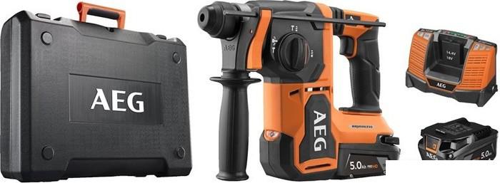 Перфоратор AEG Powertools BBH 18BL2-0 4935480697 (без АКБ)- фото2