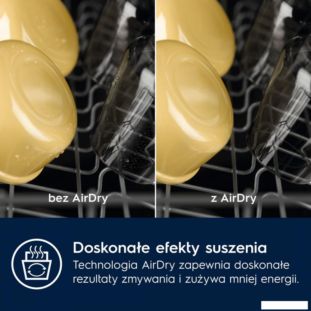 Встраиваемая посудомоечная машина Electrolux AirDry 300 EEA23210L- фото2