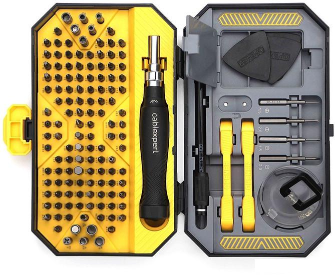 Набор для точных работ Cablexpert TK-SD-12R (145 предметов)- фото2