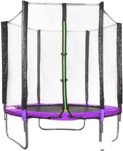 Батут Atlas Sport 183 см - 6ft (без лестницы, внешняя сетка, сливовый)- фото