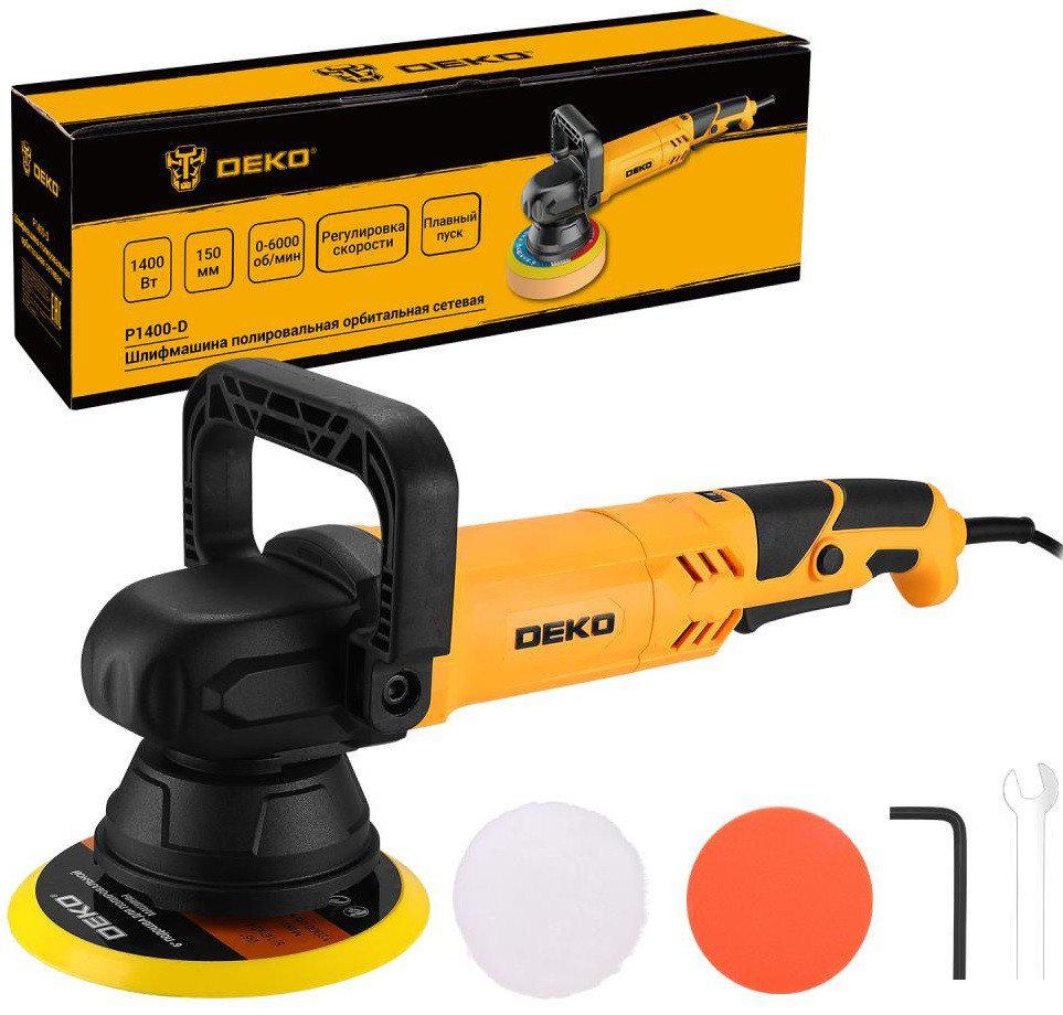 Эксцентриковая шлифмашина Deko P1400-D 083-1047- фото