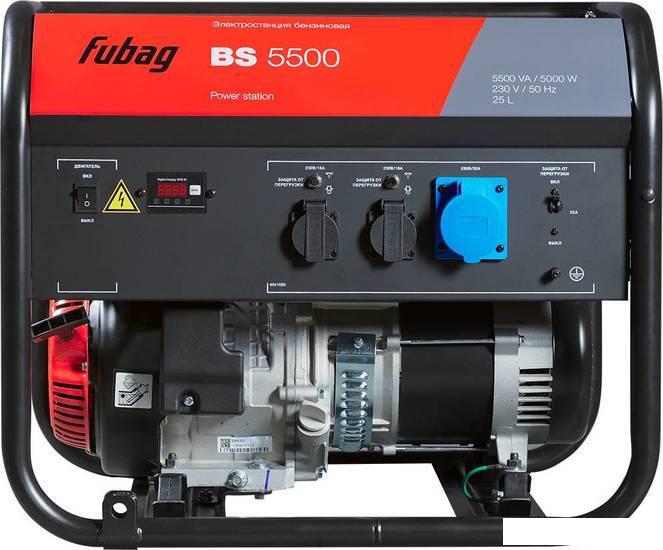 Бензиновый генератор Fubag BS 5500 641689- фото2