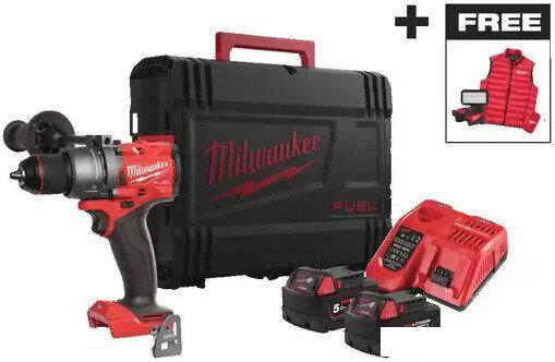 Ударная дрель-шуруповерт Milwaukee M18 FPD3MC-502X 4933499451 (с 2-мя АКБ, кейс)
