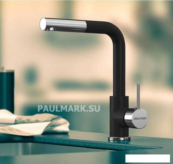 Смеситель Paulmark Kassel Ka214311-308 (черный)- фото2