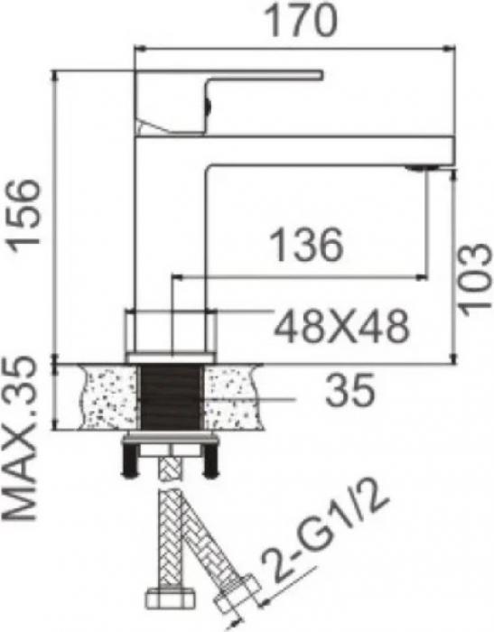 Смеситель Belz B10613- фото2
