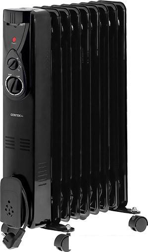 Масляный радиатор CENTEK CT-6201 (черный)