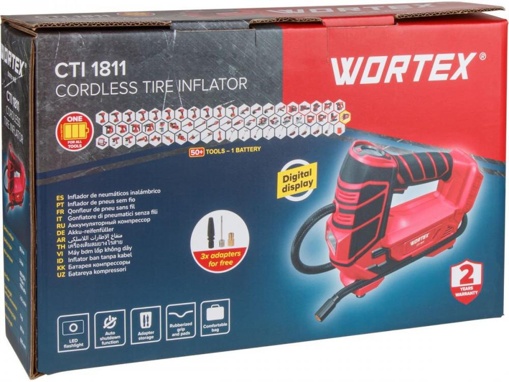 Компрессор Wortex CTI 1811 ALL1 SOLO 1325445 (без АКБ)- фото2