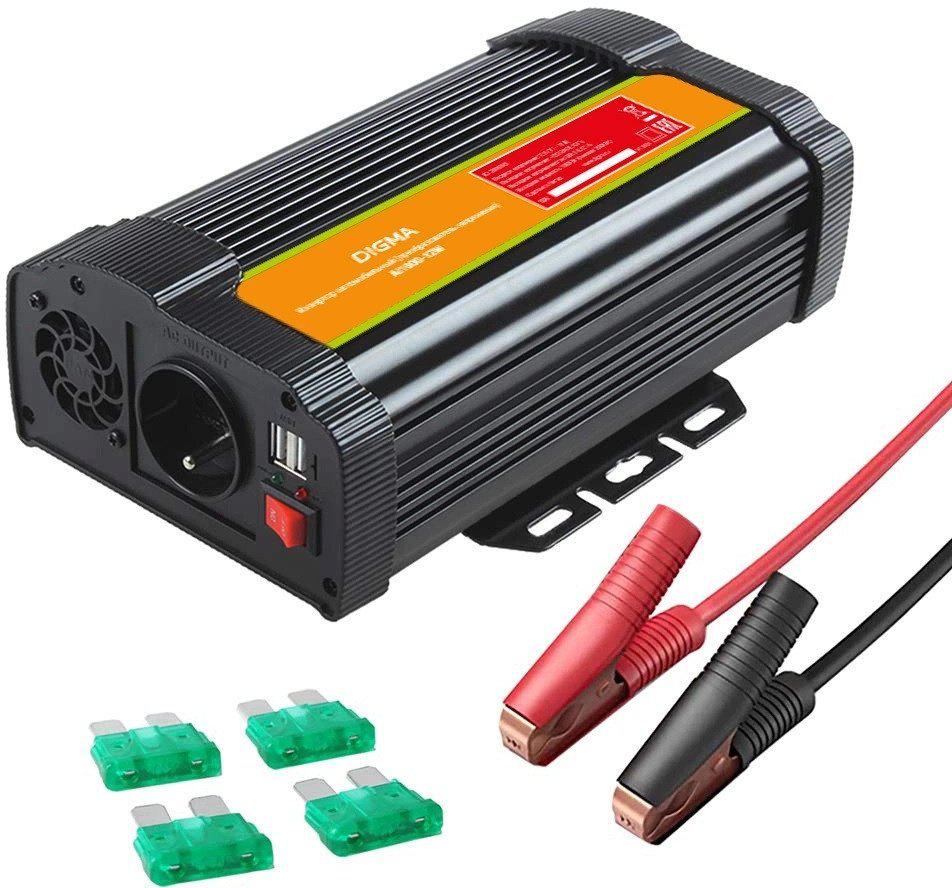 Автомобильный инвертор Digma AI1000-12W- фото